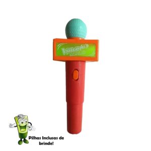 MICROFONE VOICE WORLD CART VERMELHO