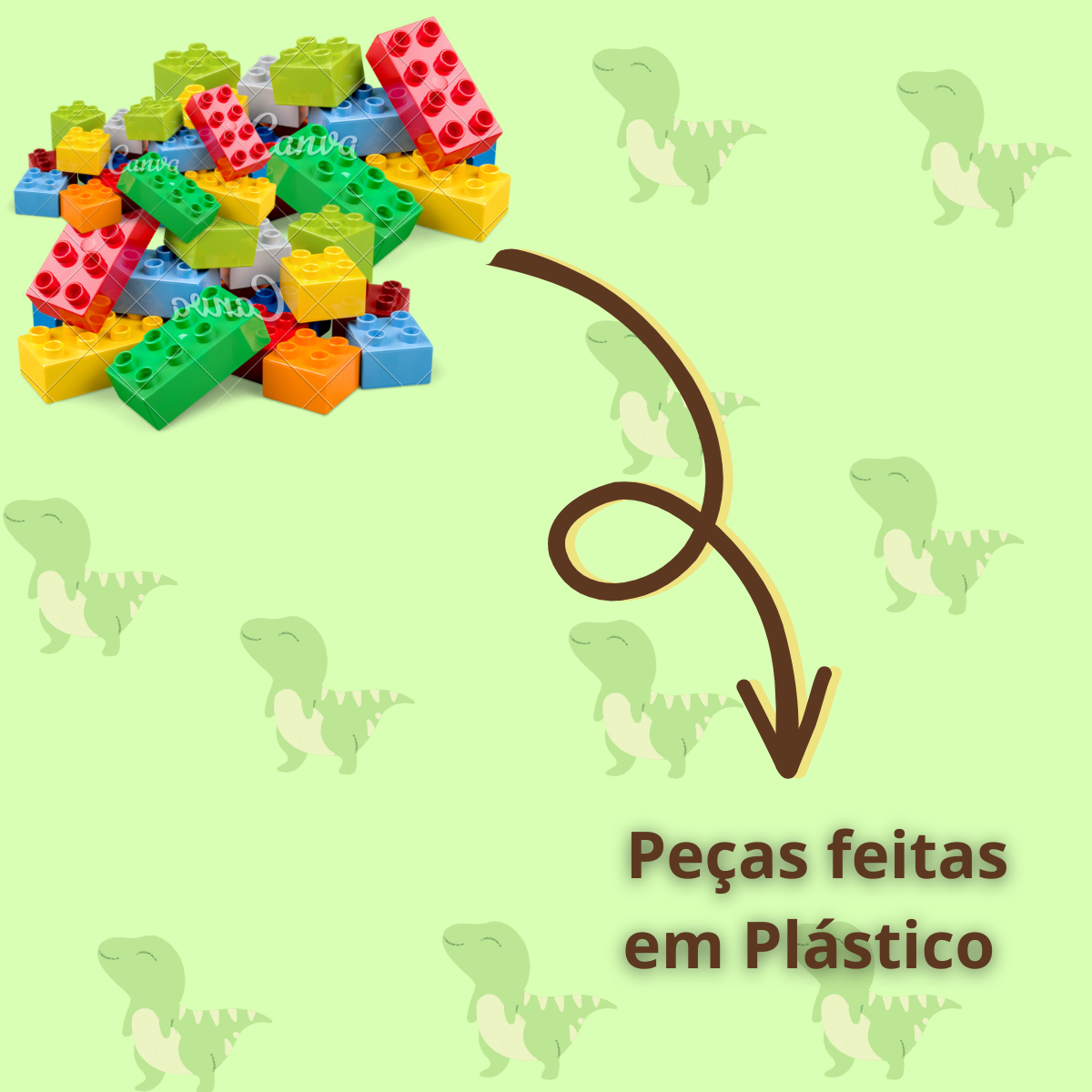 Cadeirinha Blocos 24 peças Dino Azul (4)