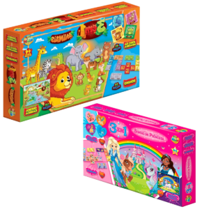 3 JOGOS EM 1 SONHO DE PRINCESA-QC/ MEMORIA/ DOMINO 1025