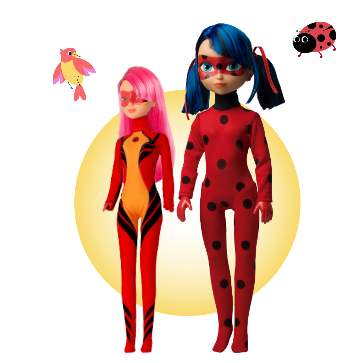 KIT LADYBUG MUSICAL + LADYDRAGON FASHION DOLL