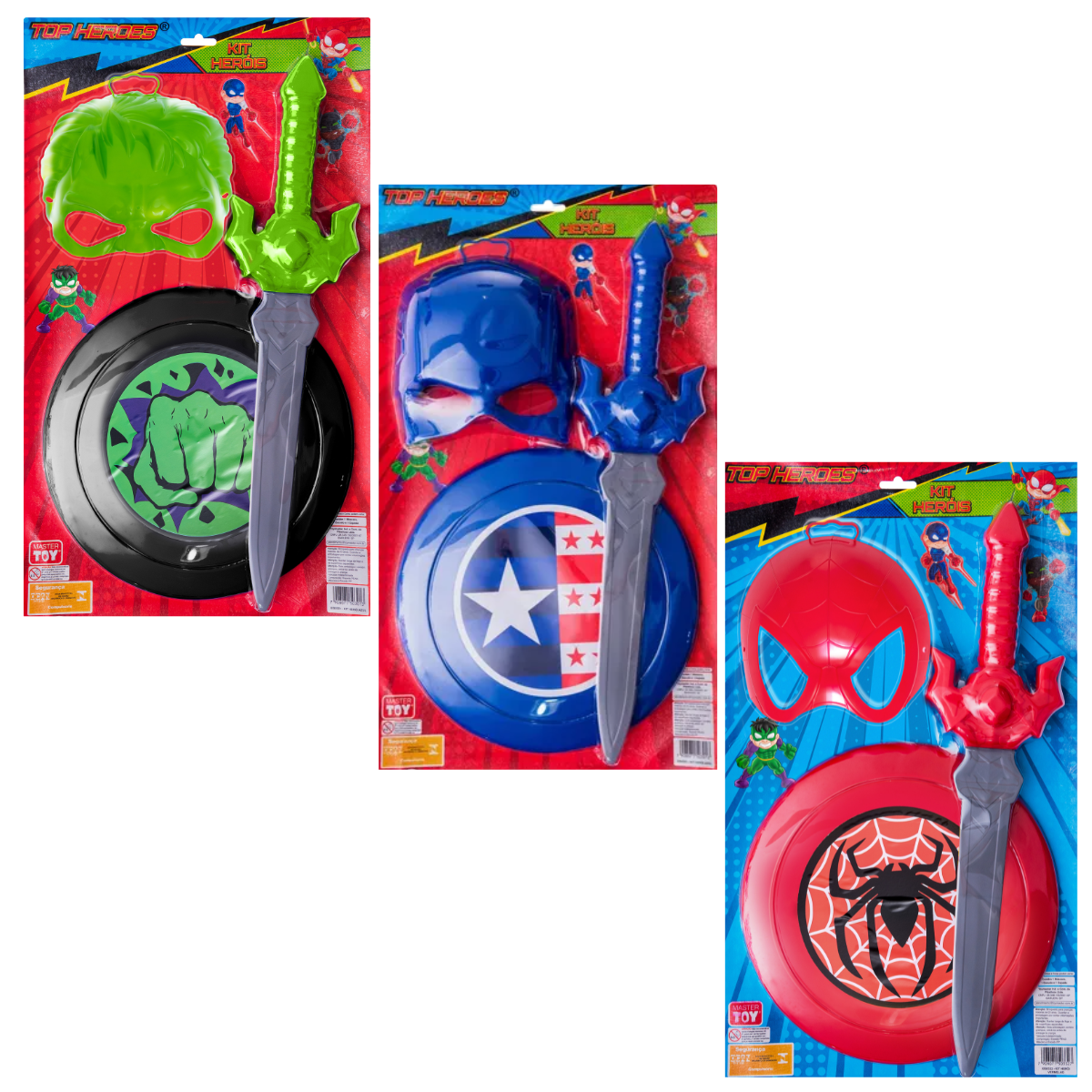 KIT HEROI TEIA E KIT HEROI VERDE (2)