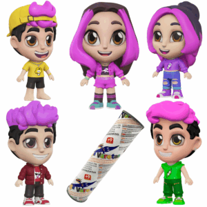 ALGAZARRA-BONECO VINIL - DOS ROSA + MINITOYS-PEGA VARETA TUBO C/21 CX C/70 0001