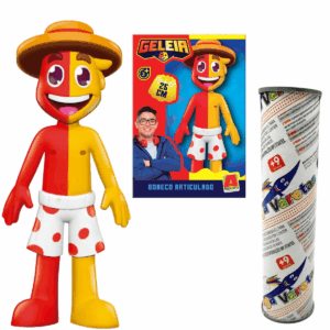 29124 ALGAZARRA-BONECO VINIL GELEIA + 28547 MINITOYS-PEGA VARETA TUBO