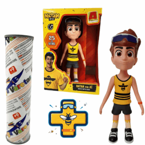 29123 ALGAZARRA BONECO VINIL NATAN POR AI + 28547 MINITOYS-PEGA VARETA TUBO
