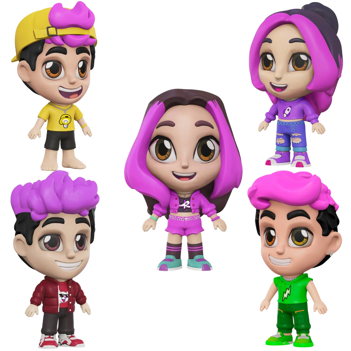Bonecos dos Rosa