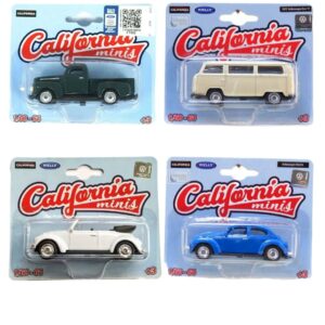 CALIFORNIA-1/64 CALIFORNIA MINIS SORTIMENTO COM 36 PCS WEL52020B