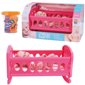 KIT DIVERTOYS-DIVER NEW BORN BERCINHO 8090 + MASSINHA DE MODELAR MC E JP 8243