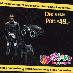 BS TOYS-MIX BONECO POLICIA/CACHORRO/SUV 285