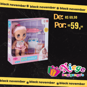 BAMBOLA-BONECA BABY RAINBOW FAZ XIXI 817