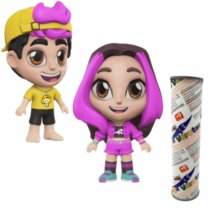 KIT BONECOS DOS ROSA EMILLY VICK + LEOZINHO