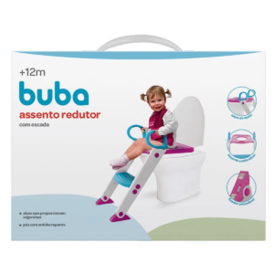 BUBA-ASSENTO REDUTOR COM ESCADA ROSA 7425