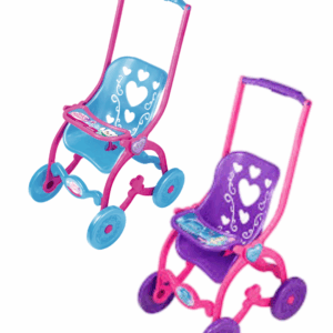 BRINQUEMIX-BABY CAR PRINCESS AZUL BCP130/10 / BABY CAR FLORZINHA LILAS C/ ROSA BFC135