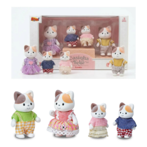 CASINHA FELIZ GATO TIPO SYLVANIAN FAMILY