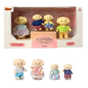 CASINHA FELIZ CACHORRO TIPO SYLVANIAN FAMILY