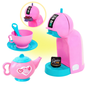 BULE + XICARA  +PIRES + COLHER + CAFETEIRA + 1 CAPSULA