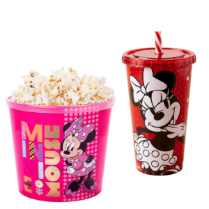 KIT CINEMA BALDE + COPO COM CANUDO