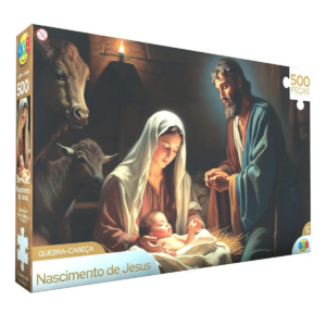 QUEBRA-CABEÇA 500 PEÇAS NASCIMENTO DE JESUS