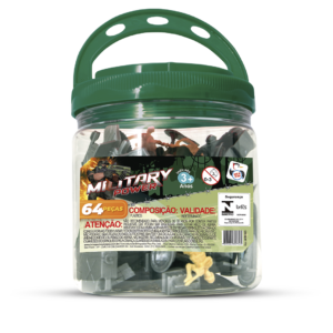 MILITARY POWER-BALDE COMPLETO 64PÇ