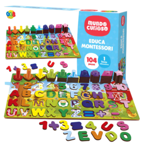 EDUCA MONTESSORI - LETRAS, NUMEROS, FORMAS, CORES E ANIMAIS