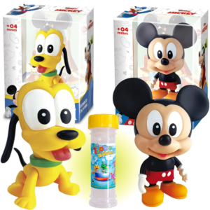 Mickey + Pluto + Bolha de Sabão