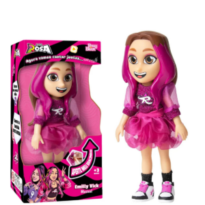 BONECA EMILLY VICK MUSICAL DOS ROSA