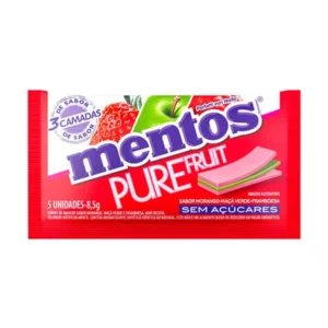 CHICLETE MENTOS 3 CAMADAS PURE FRUIT