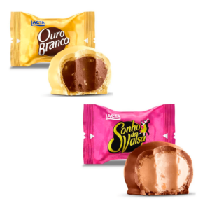 KIT CHOCOLATE OURO BRANCO + SONHO DE VALSA