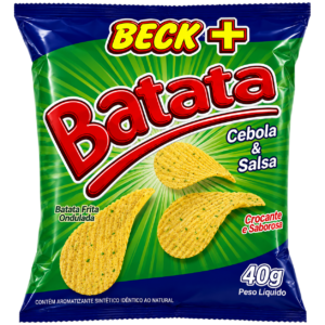 SALGADINHO BATATA CEBOLA E SALSA 40G BECK +