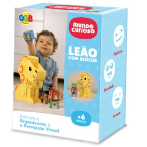 LEÃO COM BLOCOS