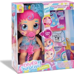 BONECA DIVER SURPRISE BABY - MAMA E CHORA