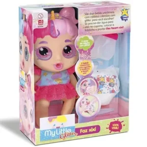 BONECA MY LITTLE GLITTER - FAZ XIXI
