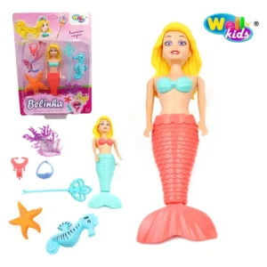 BONECA MAGGIE SEREIA A CORDA COM ACESSORIOS SUNSHINE SRT COR 7