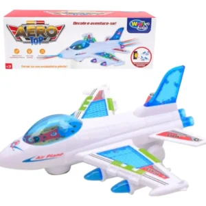 AVIAO BATE E VOLTA COM LUZ E SOM DEXX