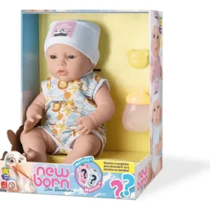 BONECA NEW BORN CHA REVELACAO