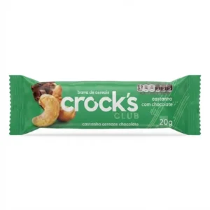 CROCKS CLUB BARRA DE CEREAL CASTANHA C/ CHOCOLATE 20G