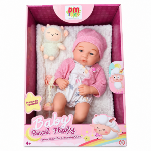 BONECA BABY REAL FLOFY COM MAN