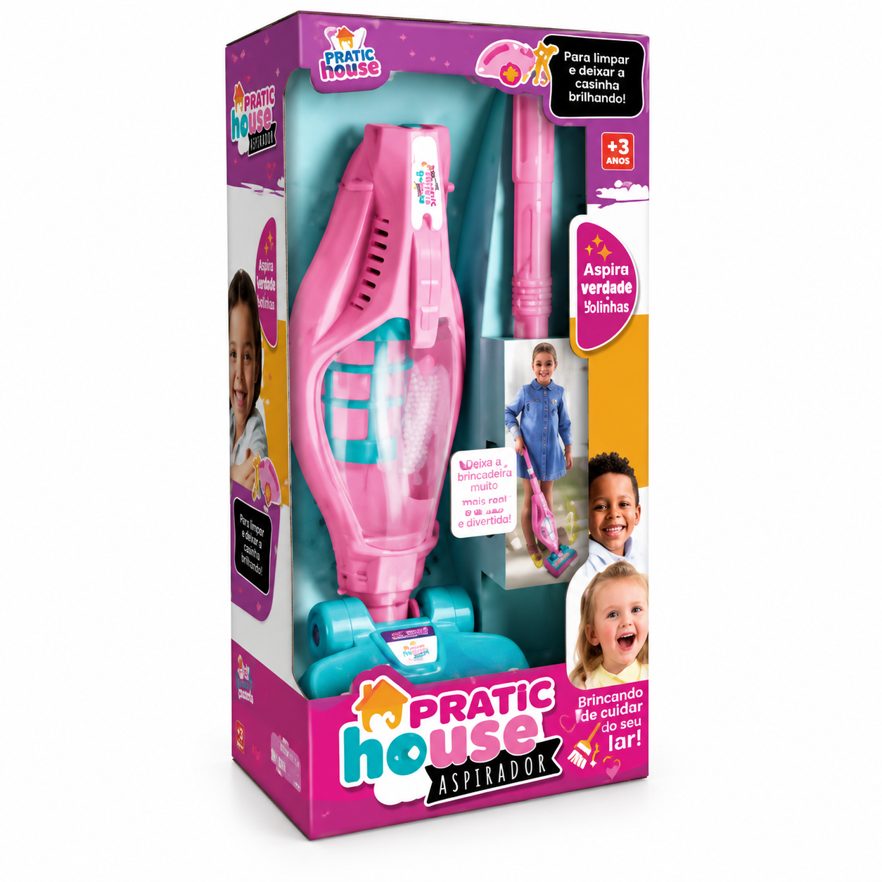 Brinquedo Aspirador Pratic House